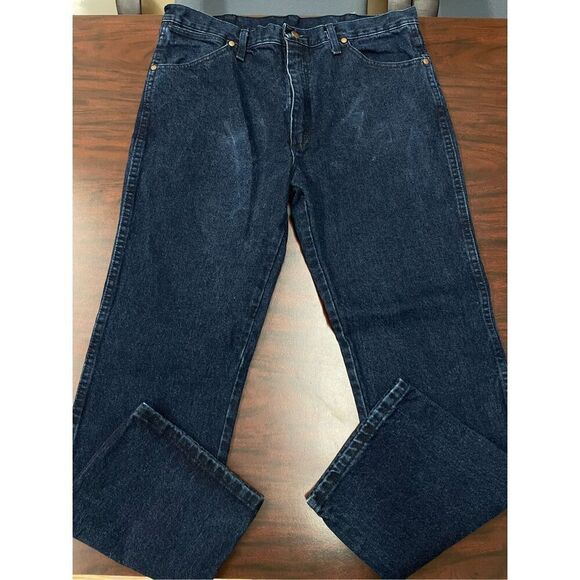 Wrangler Cowboy Cut Slim Fit Jeans Size 36x30 - Picture 1 of 6